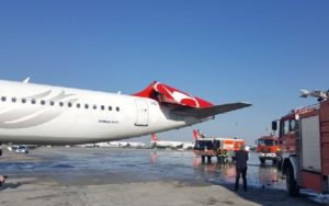 Avión de Turkish sin cola
