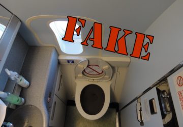 lavabo avion covid-19 infeccion fake