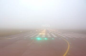 niebla avioneta