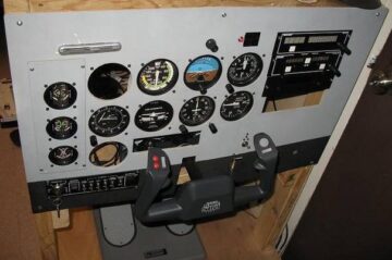 simulador casero de avioneta
