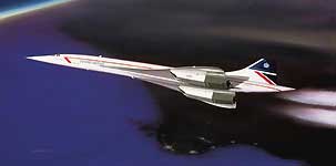 Continúan las pruebas del Concorde. 