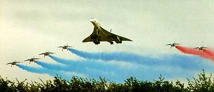 Estreno simultáneo del Concorde. 
