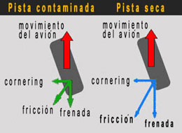 Diagrama de las fuerzas que recibe la rueda. 