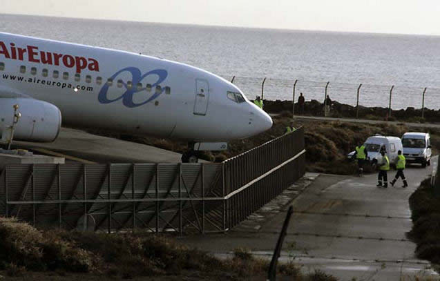 B-737 de Air Eruopa. FOTO: Diario de Navarra 